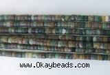 RBBS04 15 inches 2*4mm heishi Indian agate gemstone beads