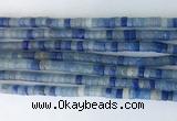 RBBS05 15 inches 2*4mm heishi blue aventurine gemstone beads