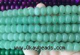 RBBS104 15 inches 8*12mm rondelle candy jade gemstone beads wholesale RBBS104 15 inches 8*12mm rondelle candy jade gemstone beads wholesale