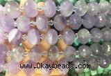 RBBS37 15 inches 13*18mm faceted rondelle lavender amethyst gemstone beads RBBS37 15 inches 13*18mm faceted rondelle lavender amethyst gemstone beads