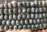 RBBS39 15 inches 12*16mm faceted rondelle black labradorite beads wholesale RBBS39 15 inches 12*16mm faceted rondelle black labradorite beads wholesale