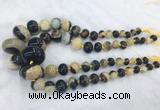 RBBS50 15 inches 8*12mm - 20*30mm rondelle agate beads wholesale RBBS50 15 inches 8*12mm - 20*30mm rondelle agate beads wholesale