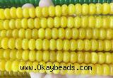 RBBS96 15 inches 6*10mm rondelle candy jade gemstone beads wholesale RBBS96 15 inches 6*10mm rondelle candy jade gemstone beads wholesale