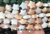 RGBS39 15 inches 20mm star pink aventurine gemstone beads