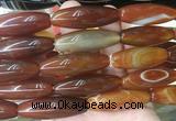 RIBS78 15 inches 13*40mm rice agate gemstone beads wholesale RIBS78 15 inches 13*40mm rice agate gemstone beads wholesale