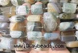 RTBS26 15 inches 15*20mm rectangle Agate gemstone beads wholesale RTBS26 15 inches 15*20mm rectangle Agate gemstone beads wholesale