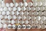 SEBS136 15 inches 8mm round selenite gemstone beads wholesale SEBS136 15 inches 8mm round selenite gemstone beads wholesale