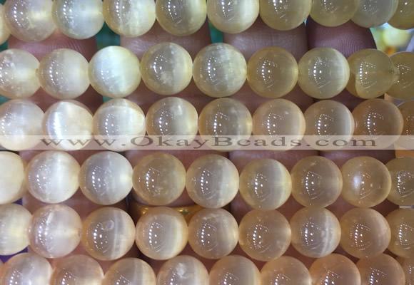 SEBS22 15 inches 10mm round selenite beads wholesale