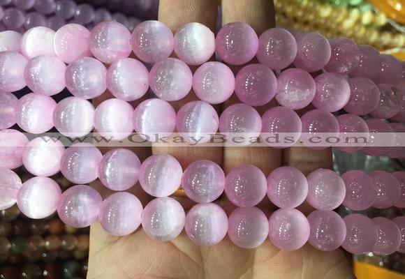 SEBS26 15 inches 8mm round selenite beads wholesale