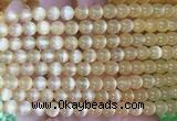 SEBS75 15 inches 6mm round selenite gemstone beads wholesale SEBS75 15 inches 6mm round selenite gemstone beads wholesale