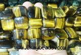 SRBS07 15 inches 20mm square yellow tiger eye gemstone beads wholesale