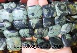 SRBS15 15 inches 20mm square kambaba jasper gemstone beads wholesale