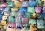 SRBS27 15 inches 18*18mm square Agate gemstone beads wholesale SRBS27 15 inches 18*18mm square Agate gemstone beads wholesale