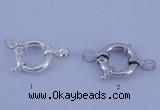 SSC202 5pcs 12mm 925 sterling silver spring rings clasps