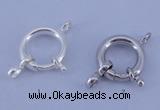 SSC208 5pcs 13.5mm 925 sterling silver spring rings clasps