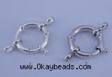 SSC209 5pcs 20mm 925 sterling silver spring rings clasps