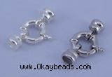 SSC213 5pcs 12mm sterling silver spring rings clasps