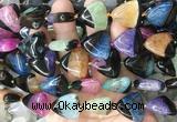 TABS04 15 inches 20*20mm triangle Agate gemstone beads wholesale TABS04 15 inches 20*20mm triangle Agate gemstone beads wholesale
