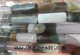 TBBS125 15 inches 13*40mm tube agate gemstone beads wholesale TBBS125 15 inches 13*40mm tube agate gemstone beads wholesale