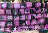 TBBS138 15 inches 13*14mm tube agate gemstone beads wholesale TBBS138 15 inches 13*14mm tube agate gemstone beads wholesale