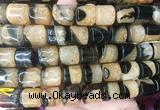 TBBS139 15 inches 13*14mm tube agate gemstone beads wholesale TBBS139 15 inches 13*14mm tube agate gemstone beads wholesale