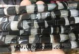 TBBS148 15 inches 10*14mm faceted tube agate gemstone beads wholesale TBBS148 15 inches 10*14mm faceted tube agate gemstone beads wholesale