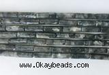 TBBS23 15 inches 4*13mm tube black labradorite gemstone beads