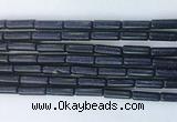 TBBS36 15 inches 4*13mm tube blue goldstone gemstone beads