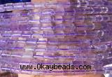 TBBS60 15 inches 5*7mm tube amethyst gemstone beads wholesale