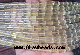 TBBS65 15 inches 5*7mm tube lemon quartz gemstone beads wholesale