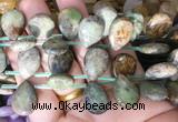 TRBS102 Top drilled 13*18mm faceted flat teardrop Green opal beads wholesale  TRBS102 Top drilled 13*18mm faceted flat teardrop Green opal beads wholesale
