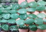 TRBS117 15 inches 13*18mm flat teardrop Green aventurine beads wholesale TRBS117 15 inches 13*18mm flat teardrop Green aventurine beads wholesale