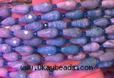 TRBS16 15 inches 8*16mm faceted teardrop amazonite gemstone beads