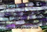 TWBS02 15 inches 9*20mm twist column amethyst gemstone beads