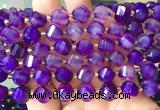 TWBS105 15 inches 10mm faceted twist agate beads wholesale TWBS105 15 inches 10mm faceted twist agate beads wholesale