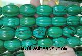 WBBS17 15 inches 16*22mm pumpkin howlite turquoise gemstone beads wholesale WBBS17 15 inches 16*22mm pumpkin howlite turquoise gemstone beads wholesale
