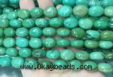 WBBS31 15 inches 11*14mm oval howlite turquoise gemstone beads wholesale WBBS31 15 inches 11*14mm oval howlite turquoise gemstone beads wholesale