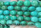 WBBS34 15 inches 18*20mm oval howlite turquoise gemstone beads wholesale WBBS34 15 inches 18*20mm oval howlite turquoise gemstone beads wholesale