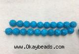 WBBS51 16mm carved round loose howlite turquoise gemstone beads wholesale WBBS51 16mm carved round loose howlite turquoise gemstone beads wholesale